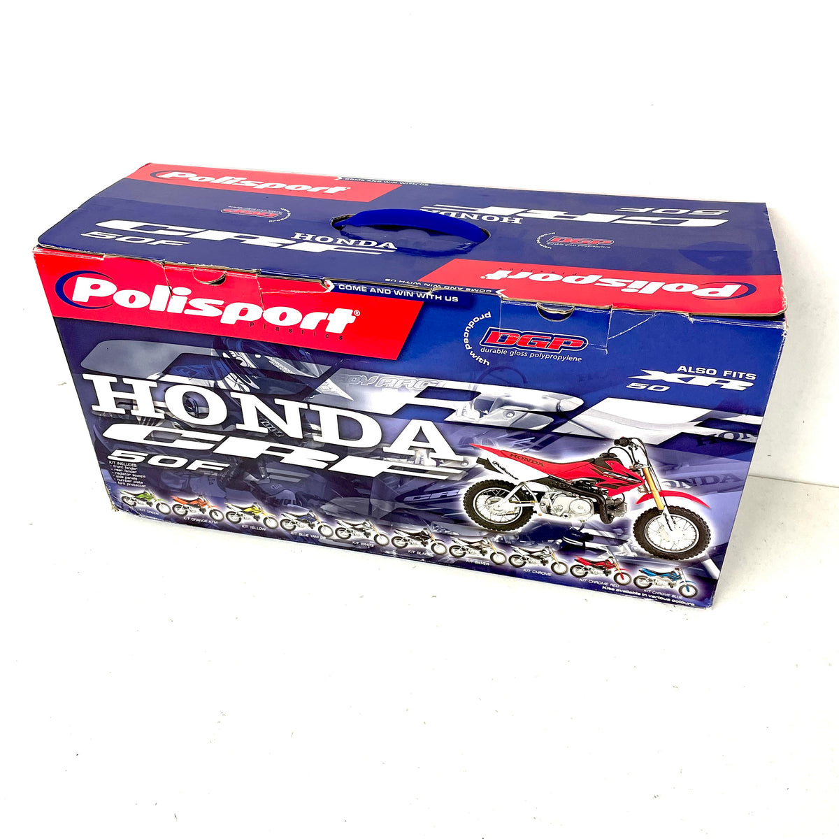 CRF50 Polisport plastics kit SILVER – Diamond Minis