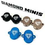 Diamond Minis Billet Tappet Covers