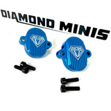 Diamond Minis Billet Tappet Covers