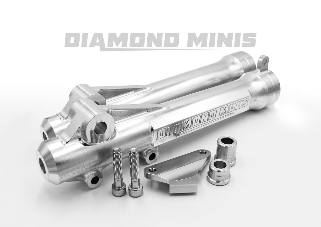 CRF110 DiamondMinis Billet Fork Feet Diamond Minis