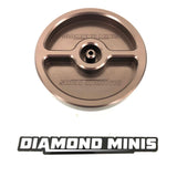 Diamond Minis Flush Finish Billet fuel cap